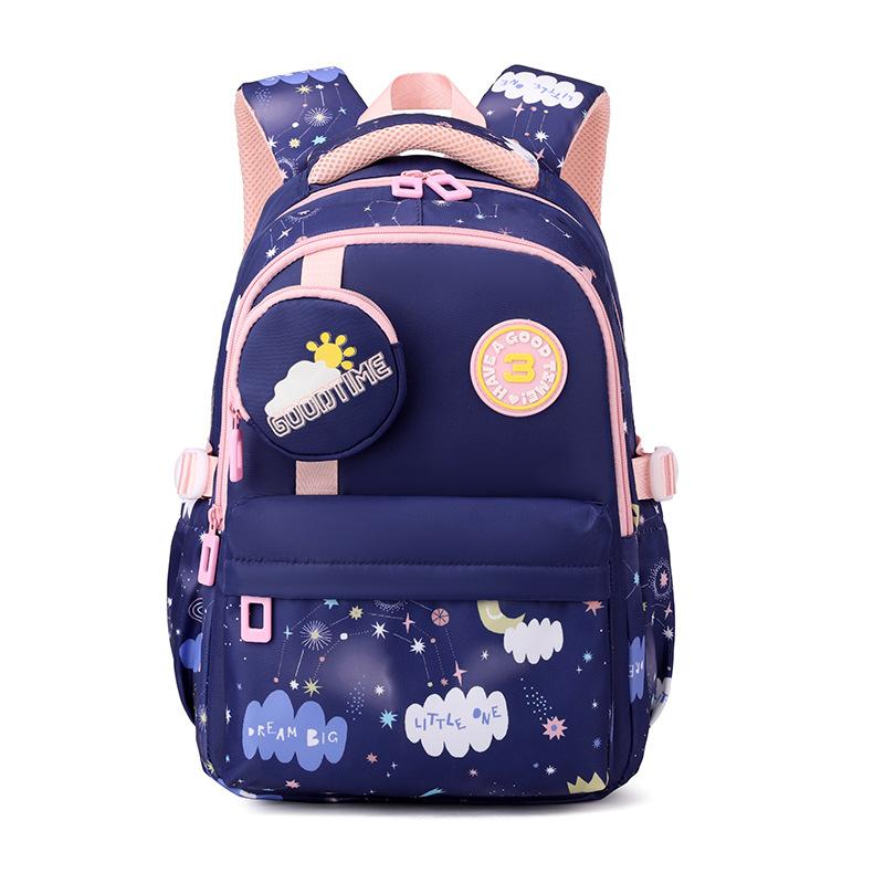 

Подростковый рюкзак для девочек Водонепроницаемый и грязеотталкивающий Школьные сумки для учеников начальной школы Школьные рюкзаки с уменьшением нагрузки 38*28*20cm