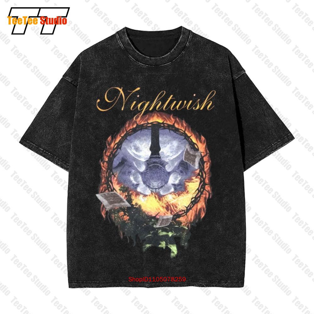 Nightwish Finnish Metal Band Vintage Oversized TShirt SXGM S