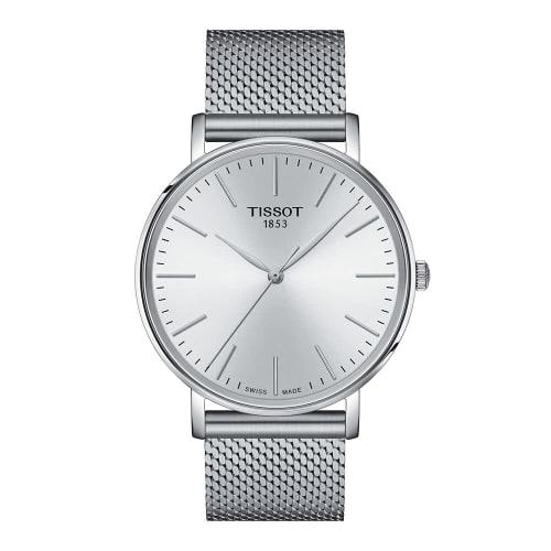 

Tissot Everytime Bracelet Watch, White Dial, Officially Imported, Men s, T1434101101100