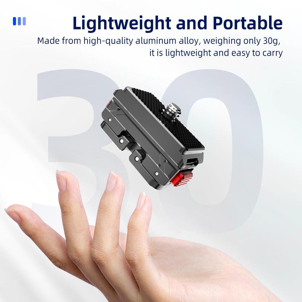 FLYMILE Metal Mount Kit for Insta360 Ace/Ace Pro/Ace Pro 2/X4/X3/X2 Quick Release Adapter Base