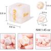 1 Set of 4 Marbled Engraved Glow-in-The-Dark Dice Set, Adult Polyhedral Game Accessories