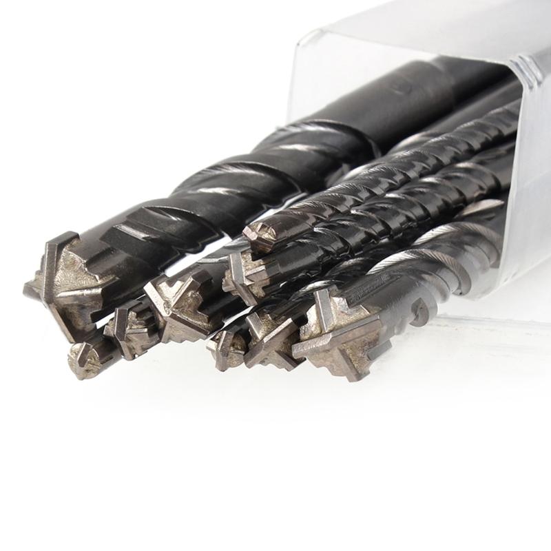 Burghiu profesional Unic SDS Plus Burghie cu ciocane Burghiu pentru beton, caramida, piatra, foraj, set de instrumente pentru zidarie de beton