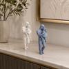 3D Printed Father and Girl Statues Standing Nordic-Style Ornaments  Father's Day
