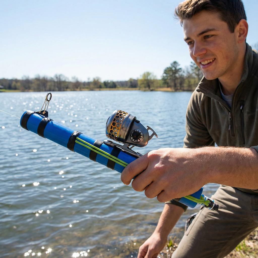 Wyrzutnia Wędkarska Wędka Wielofunkcyjna Precyzyjne Wyrzucanie Wędki na Przynęty Sprzęt do Wyrzucania Przynęty Rybnej dla Okonia Pstrąga Suma Wody Morskiej