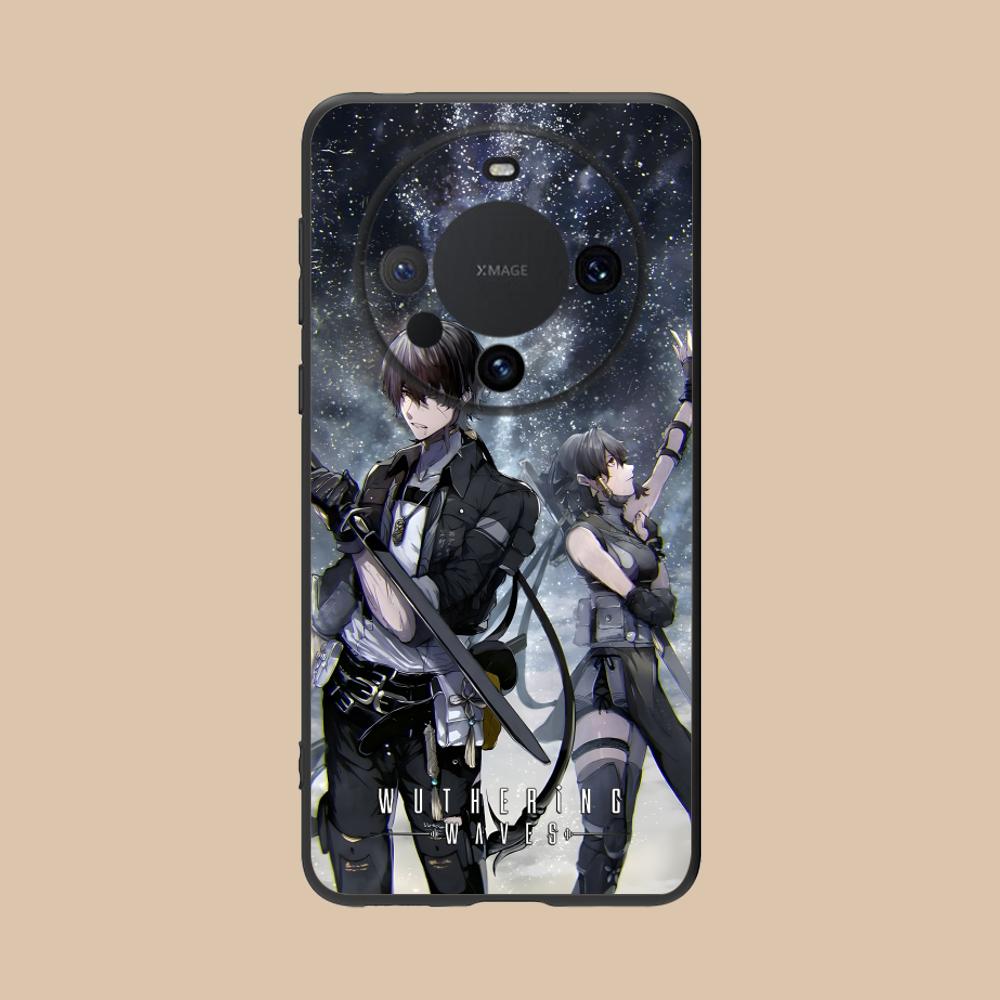 Wuthering Waves Rover Matte TPU Mobile Phone Case for Huawei Mate 60 50 40 30 20 10 Pro Plus Lite E 5G Colorful Printing Cover