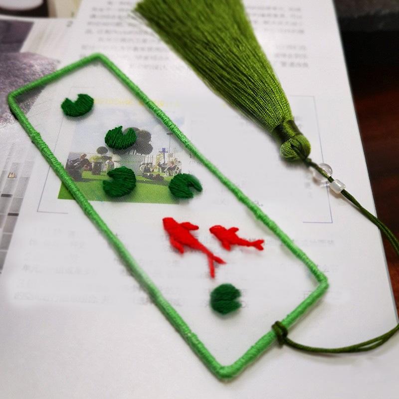 DIY Beginner Lu Embroidery Bookmark & Sachet Kit – Creative Handmade Gift