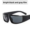 Fashion Y2k Square Sunglasses Uv400 With Black Lenses For Outdoor Activities And Parties
