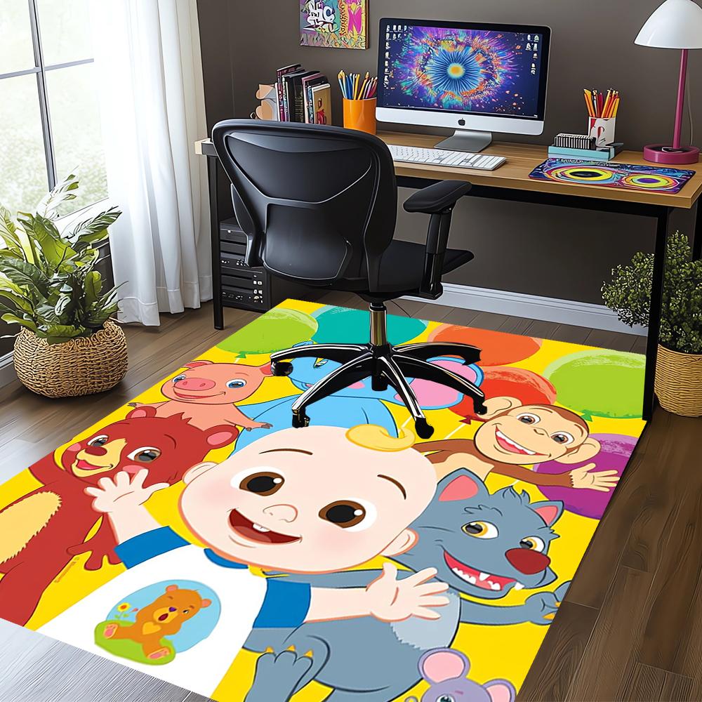 CoComelon Printed Carpet,Rug,for Office Chair Living Room Bedroom Kitchen Room Decor Gifts.