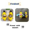 Cute And Soft 20cm Banana Cat Plush Keychain With Sound