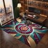 Burnley Football Print Crystal Velvet Rug, Comfortable Water Absorbent Non Slip Indoor Floor Carpet