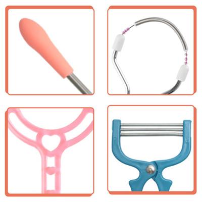 Manueller Gesichtshaarentferner Epilierer Sicherer Handheld-Feder-Threading-Gesichts-Enthaarer für Wangen-Augenbrauen-DIY-Make-up-Schönheitswerkzeuge