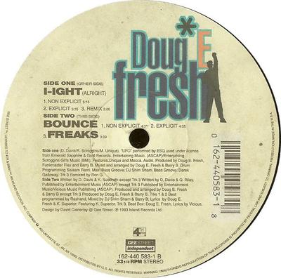 12-Zoll-Schallplatte DOUG E. FRISCH - I-Ight (In Ordnung) 1624405831 Gee Street Indien 1993 US Rap & Hip-Hop/R&B Gebraucht