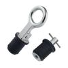 2Pcs 25mm Hole T Handle Boat Drain Plugs Rubber with Stainless Steel Marine Twist Plug Sealing Bilge Plug Boats Accessories