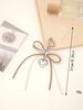 Ins New Leather Rope Love Bow Pendant Phone Case Keychain Hanging Accessories Love Buckle Phone Hanging Rope