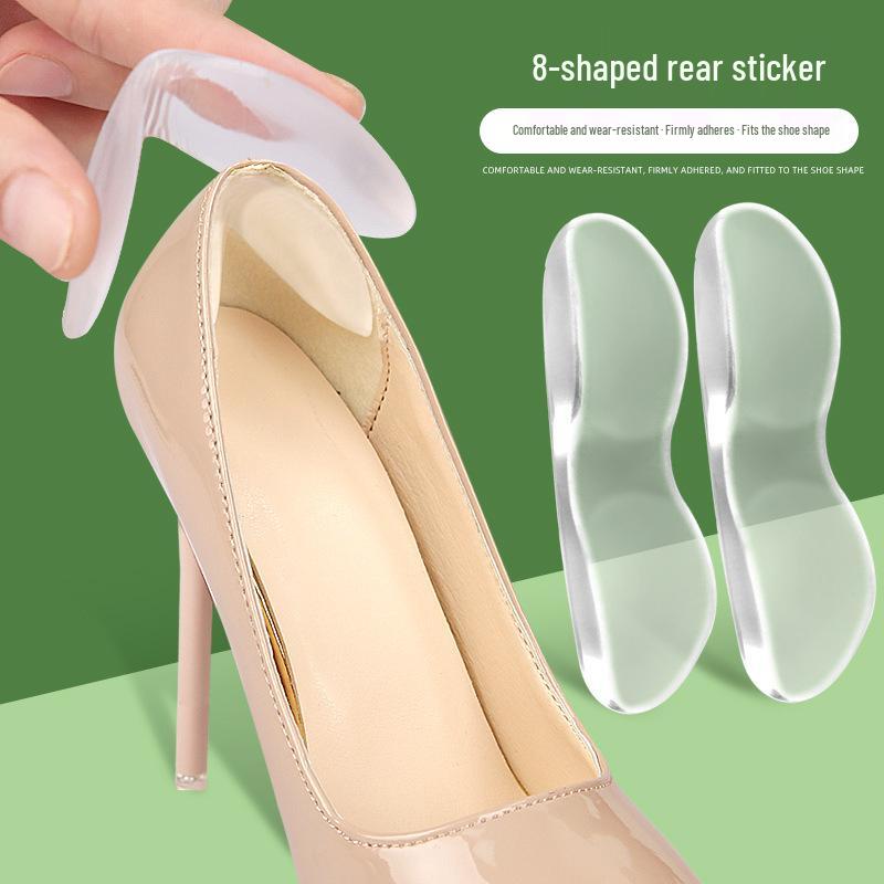 Transparent Anti-Rub Heel Stickers for Women