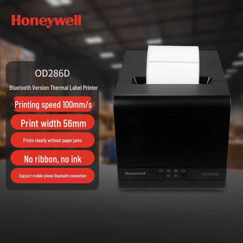 Honeywell OD286D USB/Bluetooth Thermal Receipt and Label Printer CN plug (adapter included)