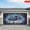 2D Plane, 2D Plane - 1 Piece of Polyester Background Cloth for Complete Car Washing Service 2D Plane - Polyester materialXY