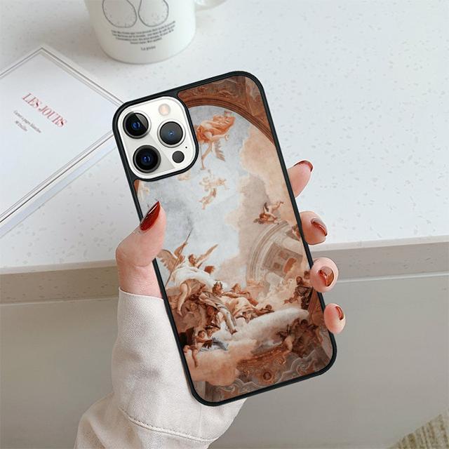 Renaissance Art Painting Phone Case For iPhone 17 Air 13 12 14 15 16  Cover For Apple Pro Max 6S Plus Coque