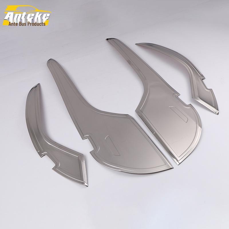 Stainless Steel Anti-Kick Pad & Decorative Sticker for 18 Camry Models – Door & Armrest Protection