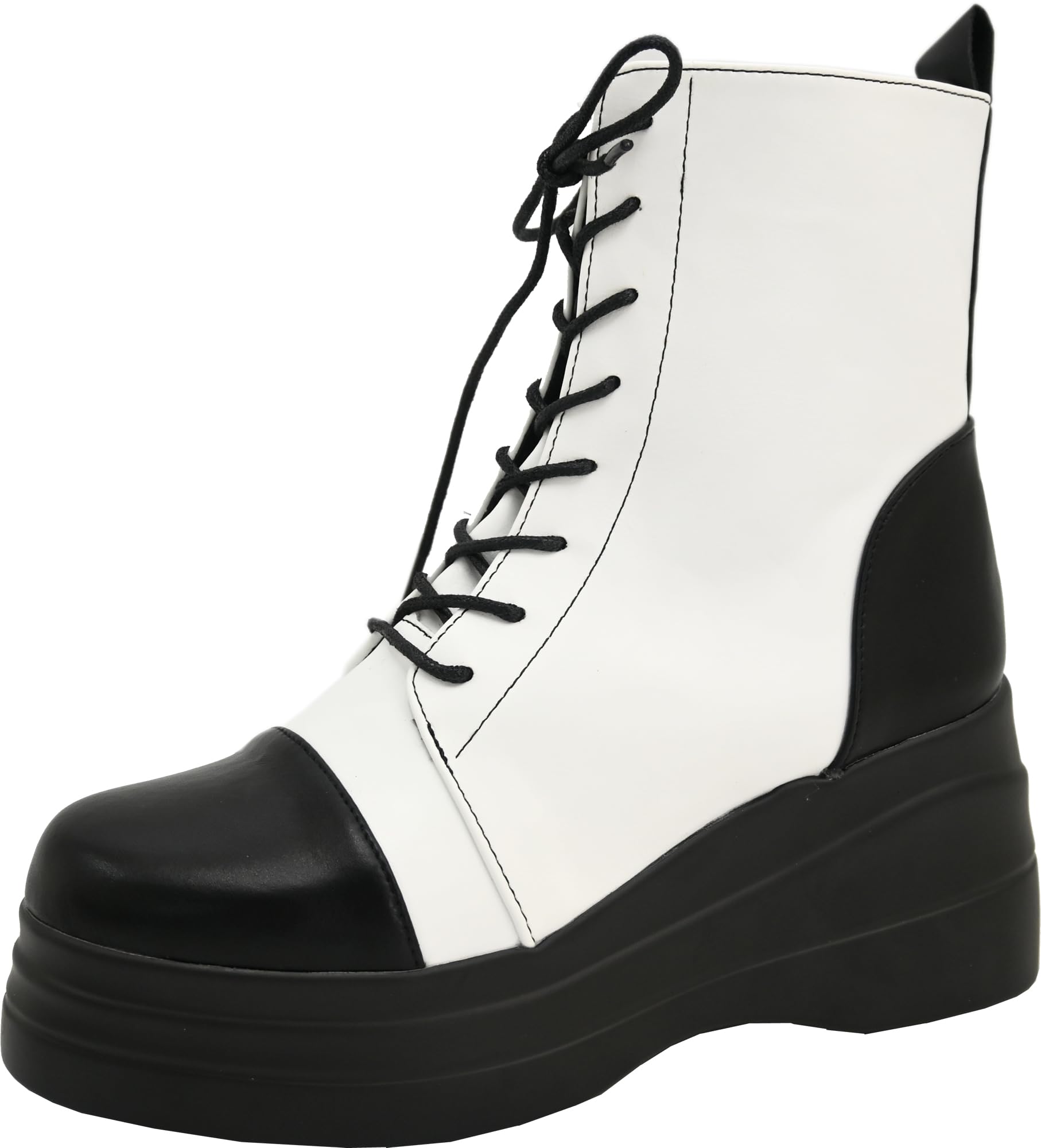 

[Yosuke] Platform lace-up short boots