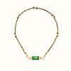 Retro Colored Stainless Steel Pendant Necklace For Women Handmade Braided Rope Chain Jewelry Accessories