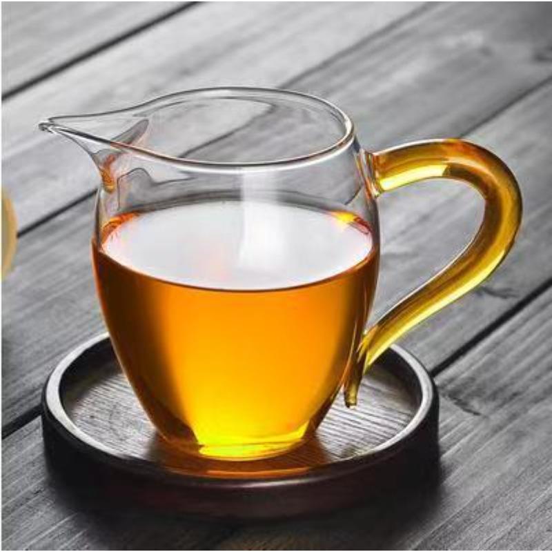 Japanese-style High Borosilicate Glass Fair Cup Transparent Heat Resistant Tea Tea Dispenser Large Kung Fu Tea Set Tea Water Separation