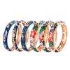 1/6 PCS Cloisonne Bracelet For Women Navy Enamel Bangle On Hand Women's Bracelets Hawaiian India African Jewelry Bohemian