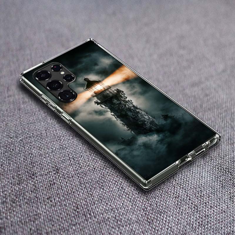 

Lighthouse Phone Case For Samsung Galaxy S24 S23 S21 S20 FE S22 S26 Ultra S25 Edge S10 Plus Cover Clear TPU Capa Shell Coque Sho Samsung S10 PLUS