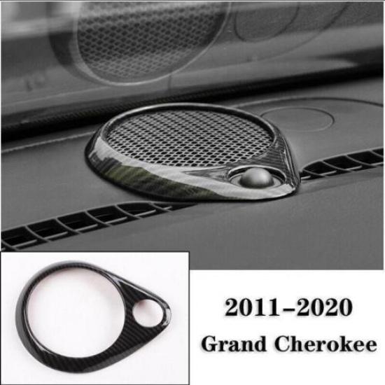 For Jeep Grand Cherokee 2011- Car Dashboard Speaker Ring Cover Trim 1pcs B