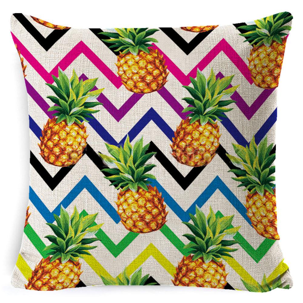 Summer Fruit Polo New Nordic Simple Throw Pillow Cover Linen Cushion Cover Pillow Cover