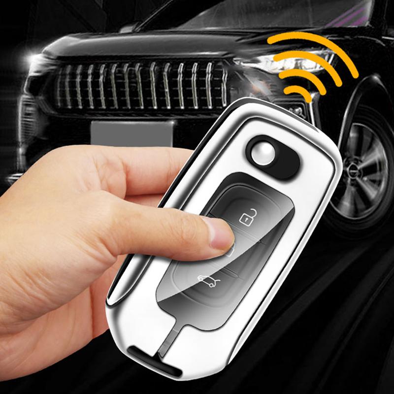 Zinc Alloy Leather Car Key Case Cover for Renault Kadjar Captur Megane Sandero Stepway Logan Clio 5 Arkana Protector Key Shell S444