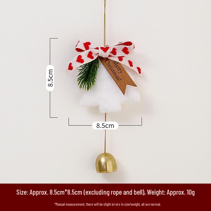 Christmas Bell Ornament: Tree Pendant, Doorbell, Car Wind Chime & Gift
