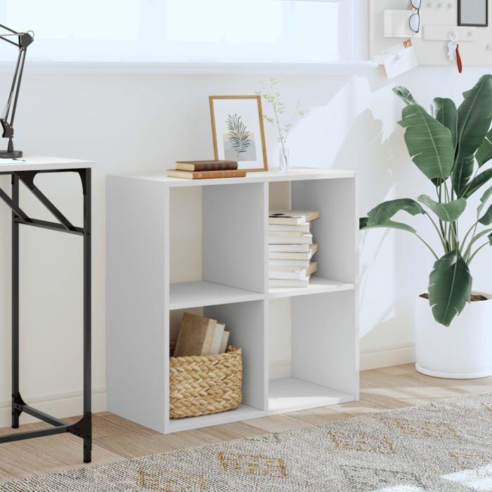 VidaXL Bookcase White 68.5x32x68.5 Cm Engineered Wood, Shelf, Bookshelf, Book Holder, Cabinet of 852825