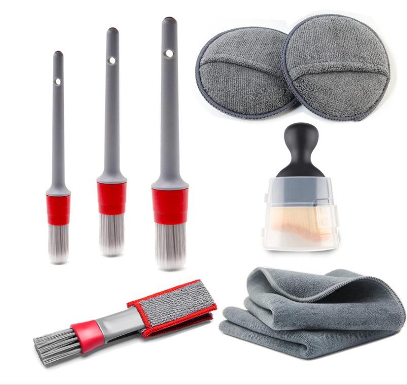 Car Window Gap & Dust Removal Multi-Functional Brush Set 9-piece set