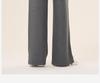 Petite Black Wide-Leg Maternity Pants - Non-Constricting for Spring & Autumn 2025