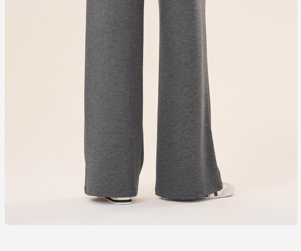 Petite Black Wide-Leg Maternity Pants - Non-Constricting for Spring & Autumn 2025