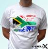 Bandiera Sudafrica - T-shirt bianca per bambini ragazzi top design paese manica corta bambini e neonati