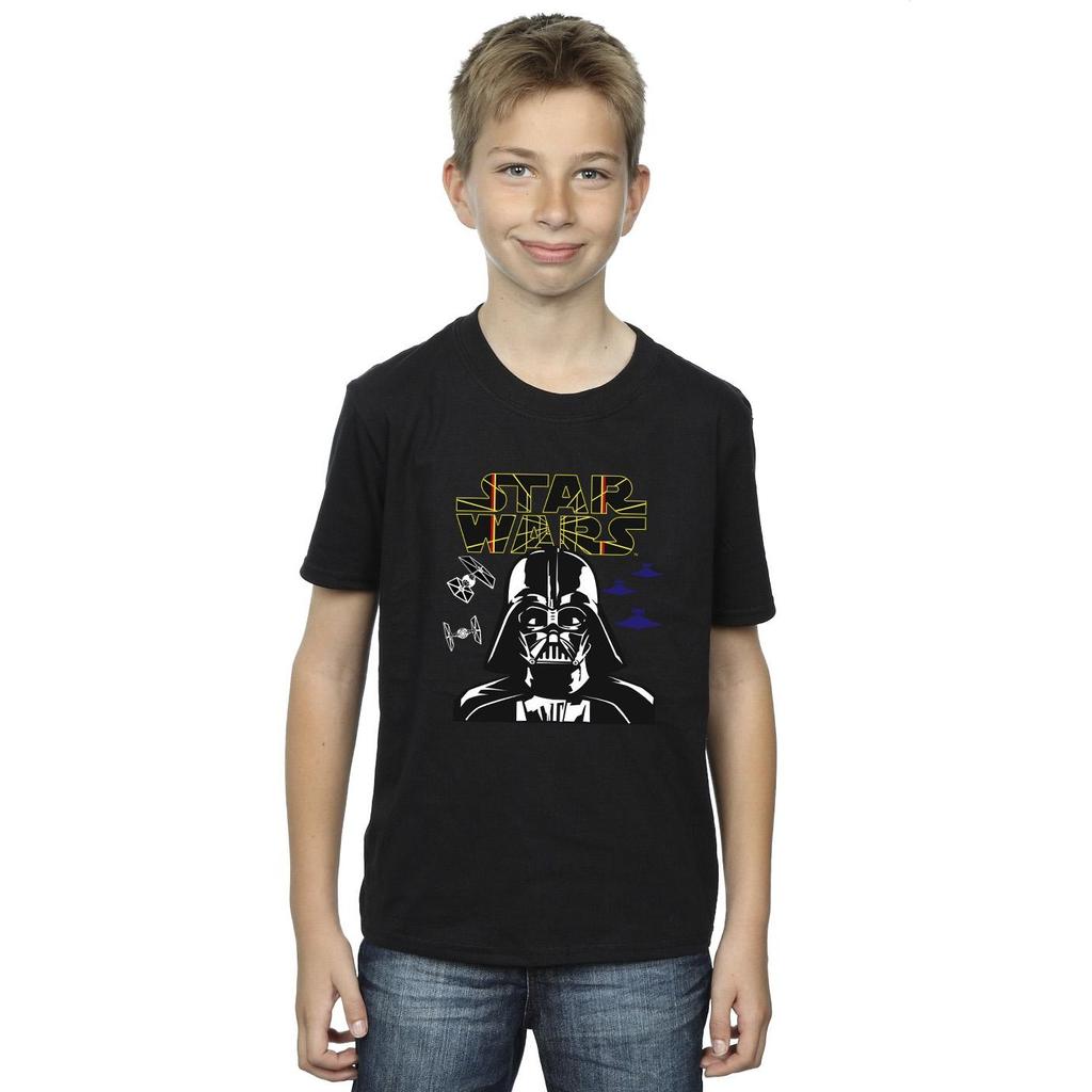 STAR WARS Darth Vader Comp-Logo-T-Shirt für Jungen