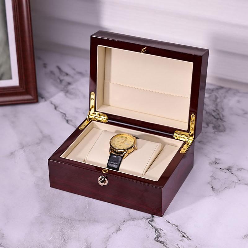 Premium Wooden Watch Box With High-Gloss
