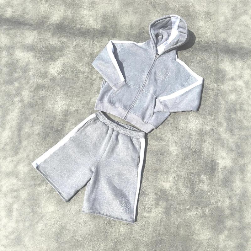 

Европейская и американская модная спортивная толстовка с принтом XL серый