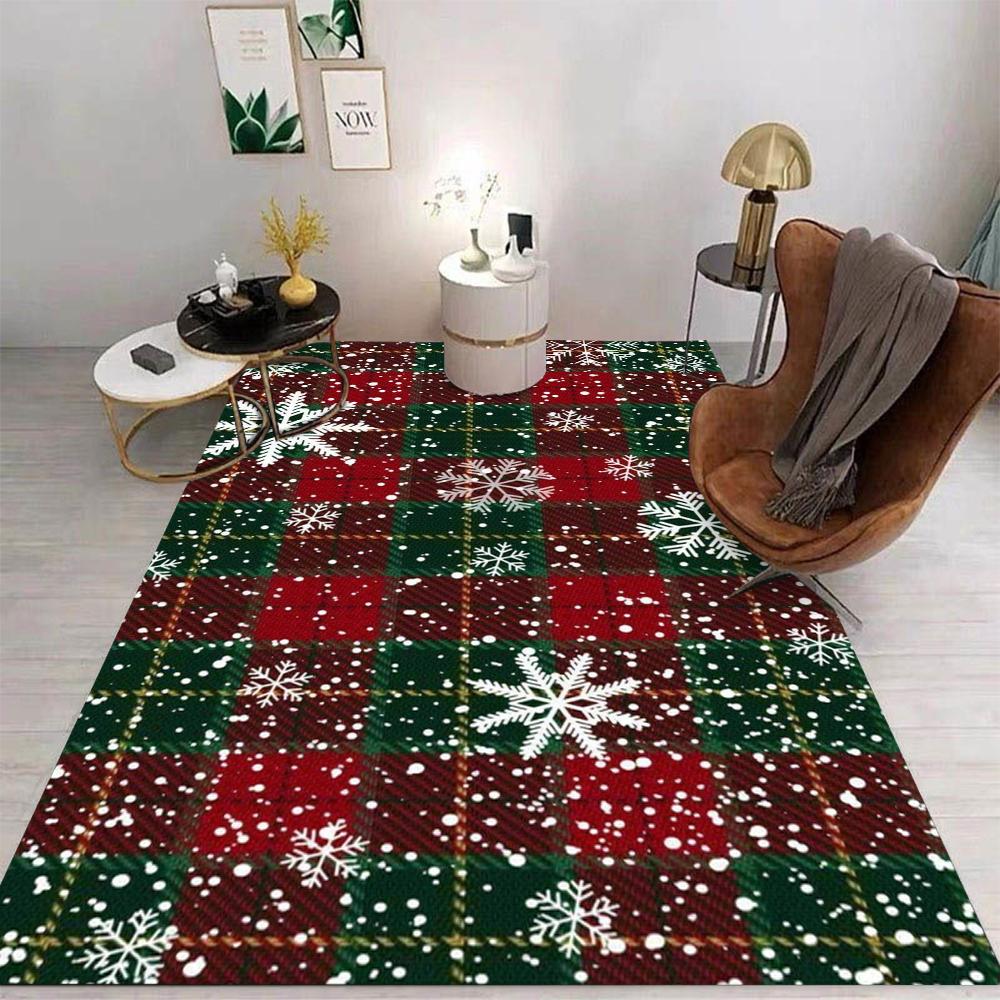 Funny Spooky Christmas Theme Carpet Living Room Bedroom Sofa Office Large Area Decorative Mat Kids Play Four Seasons Rugs Gift