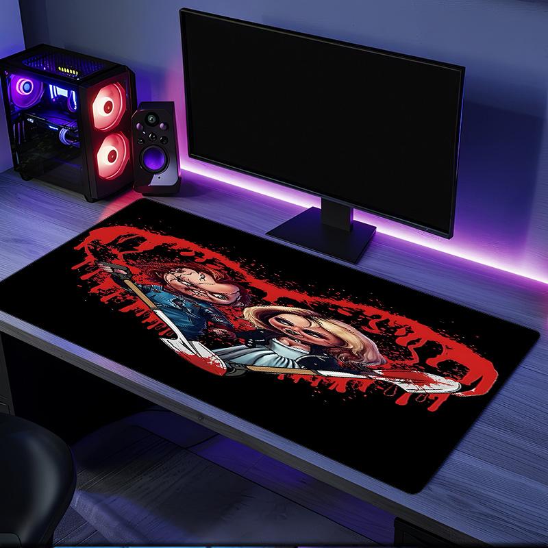 Chucky's Creepy Knife Play Mouse Pad, Rubber Base, Mouse Pad for Gamers and Office Use, Gaming Desk , Easy To Clean Mat Christmas fan gifts