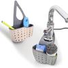 Home Storage Drain Basket Kitchen Sink Holder Adjustable Soap Sponge Shlf Hanging Drain Basket Bag Kitchen Accessories Container