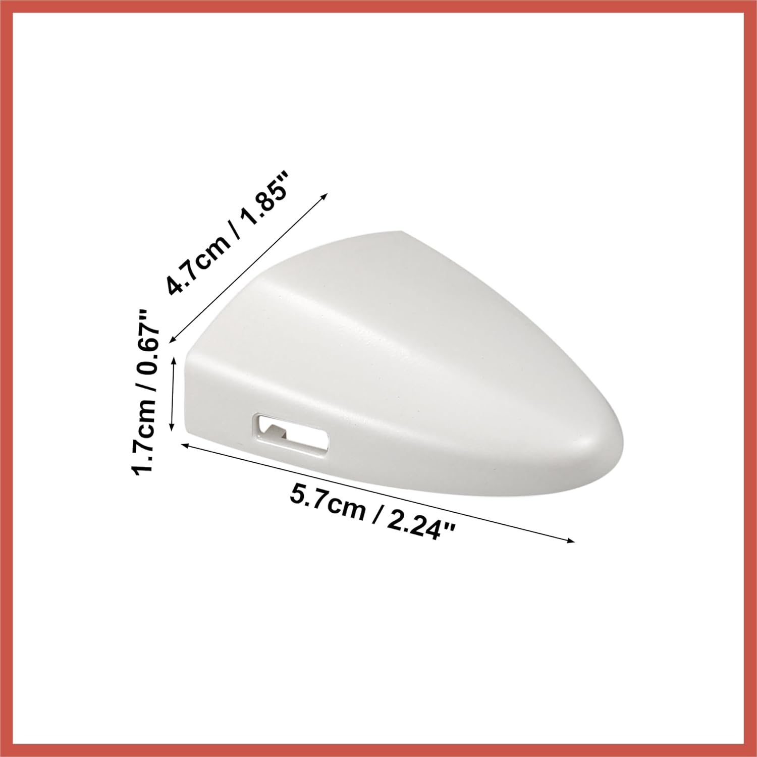 

ACROPIX Front Left Ouside Door Handle Key Cover Cap for Lexus IS250 IS350 is F 69218-53021 69218-53021-B1 White Car Parts