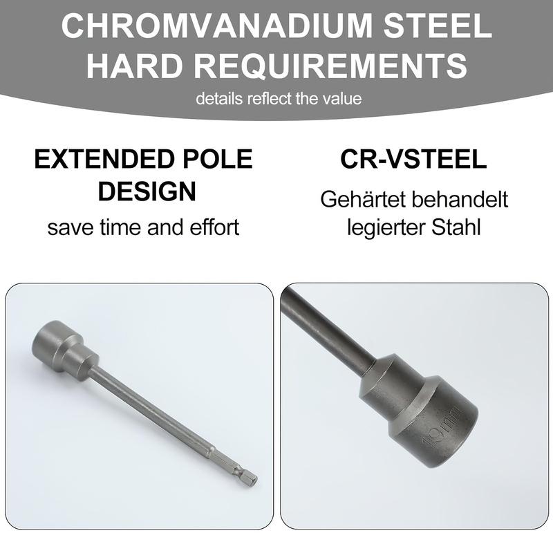 1pc 19mm Hexagonal Socket Metal Drill Bit Adapter For Most Wired Or Cordless Drills Bits RV Car Repair Tools