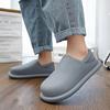 2024 Winter Men Women Clogs Slippers Warm Furry Slides Unisex Indoor Home Cotton Shoes Men's Casual Fluff Slides Plush Fur Clogs