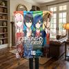 DARLING In the FRANXX Flannel Blanket Printed - Warm, For Bedrooms, Travel -HE11