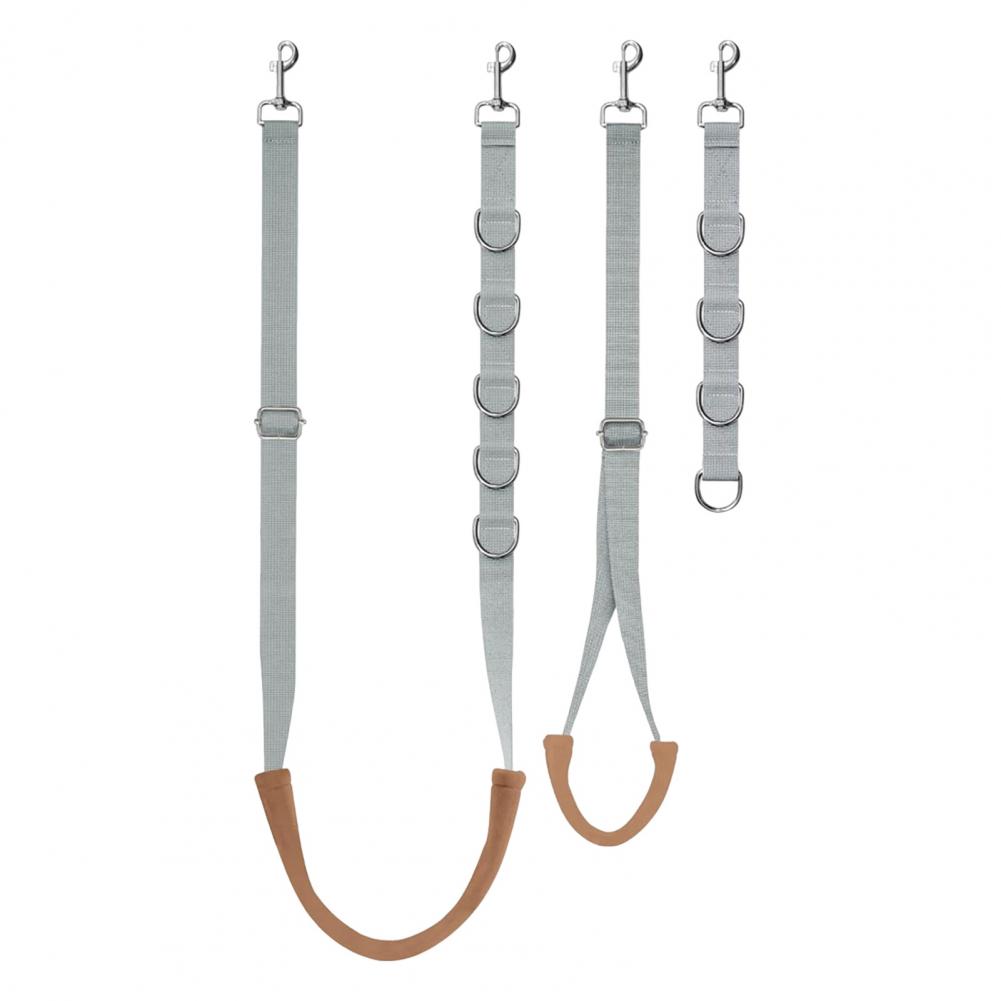 

3 шт./компл. Привязь для груминга питомца, регулируемый поводок для питомца, ремень для живота для груминга собаки, поводок-ограничитель для купания собаки, ремень для стола, товары для питомцев серый