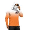 Men’s Long Sleeve Hooded Sun T Shirt with Tree Print Lightweight 50 Plus Quick Dry Athletic Top for Outdoor Sports