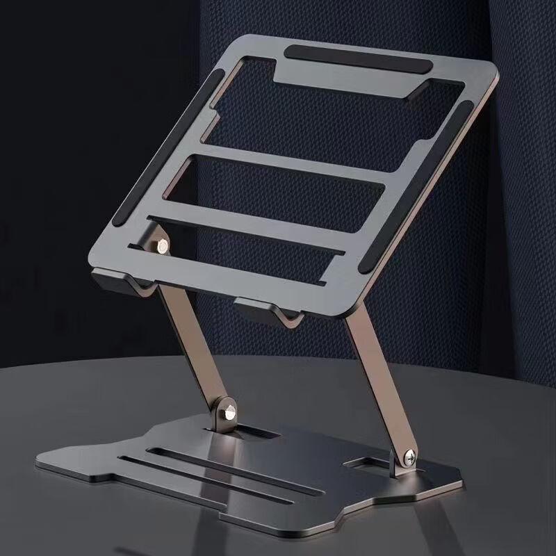 Ollymurs Adjustable Metal Laptop and Monitor Riser Stand